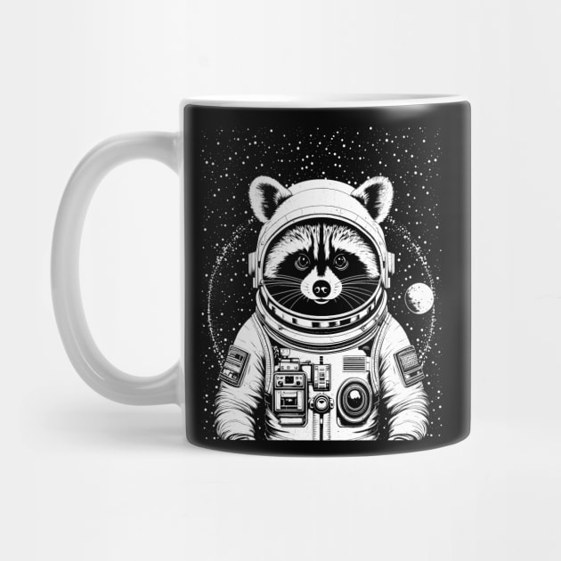 Raccoon astronaut by RusticVintager